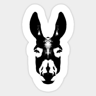 Donkey / Head / Potrait Sticker